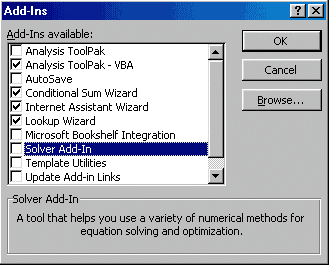 Excel Add-in Dialogue Window