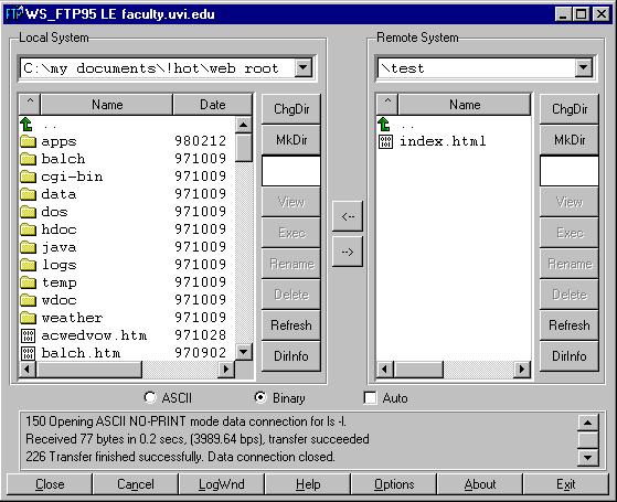 Session Screen